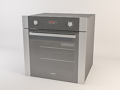3d家用电器蒸箱烤箱模型