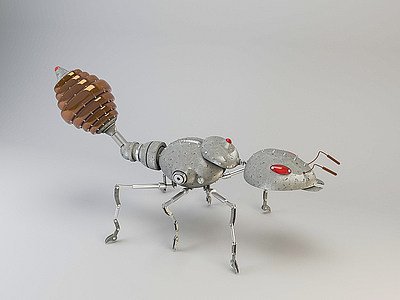 机械蚂蚁玩具3d模型