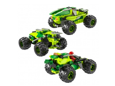 3d乐高丛林怪兽车玩具组合模型