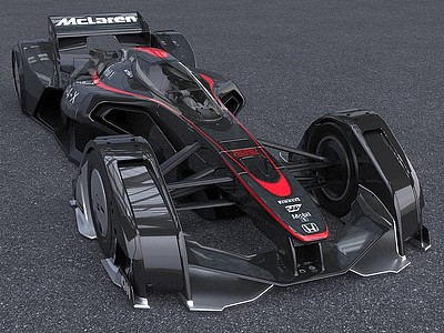 迈凯伦赛车模型3d模型