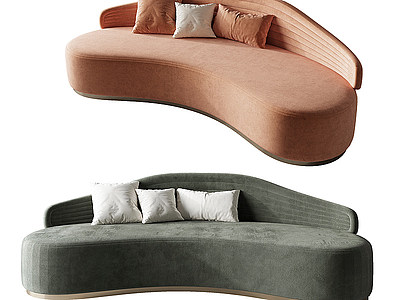 异形沙发模型3d模型