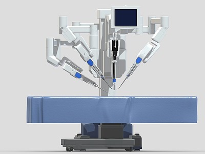 3d医疗器材器械智能手术台模型