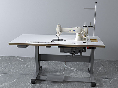 现代缝纫机模型3d模型