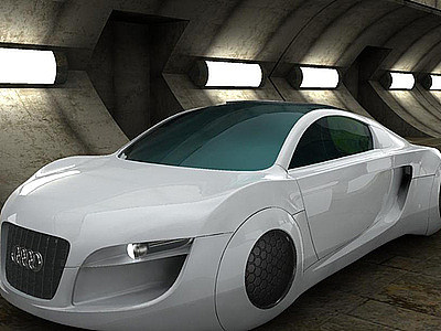 现代奥迪概念车模型3d模型