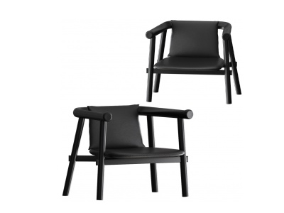 ALTAY现代金属黑单椅模型3d模型