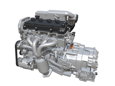 V8发动机汽车发动机引擎模型3d模型