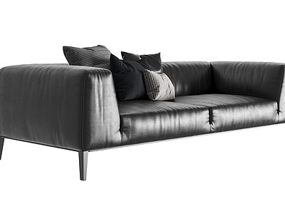 意大利双人沙发模型3d模型