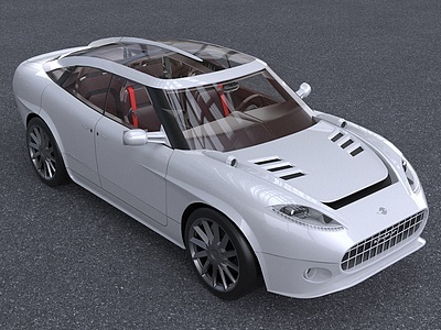 世爵D12汽车模型3d模型