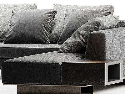 Minotti现代多人沙发模型3d模型