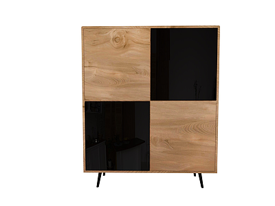 Cabinet现代拼接式储物柜3d模型