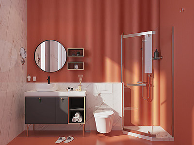 卫生间浴室柜模型3d模型