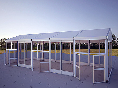 现代透明阳光房3d模型