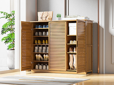 北欧鞋柜模型3d模型