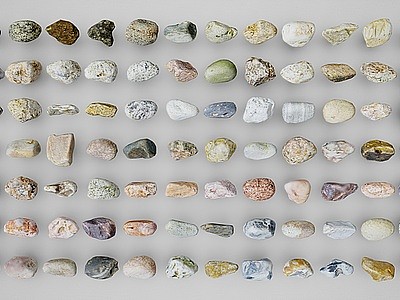 景观石鹅卵石文玩石头模型