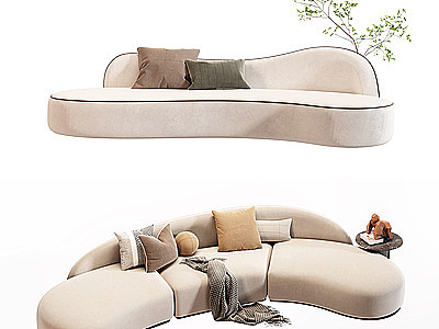 异形沙发模型3d模型