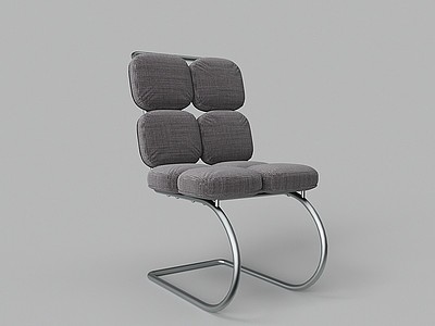 休闲椅布艺椅子模型3d模型