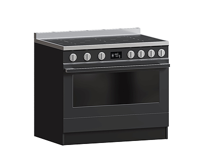 厨房设备多功能烤箱3d模型