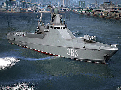 3d黑海舰队巡逻舰模型