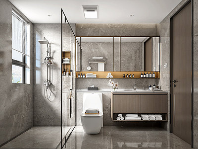 卫生间卫浴3d模型