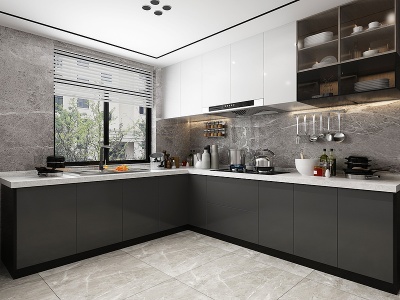 厨房橱柜厨具模型3d模型