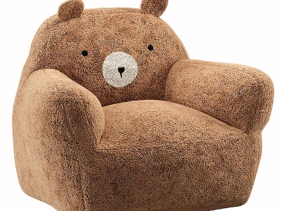 泰迪熊椅模型