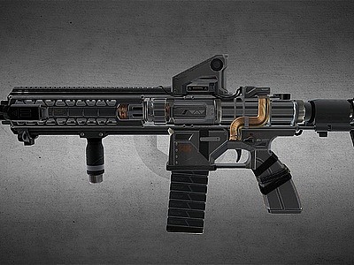 步枪枪械游戏武器游戏装备模型3d模型