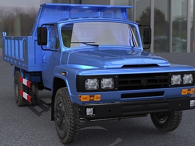 国产东风卡车140汽车模型3d模型