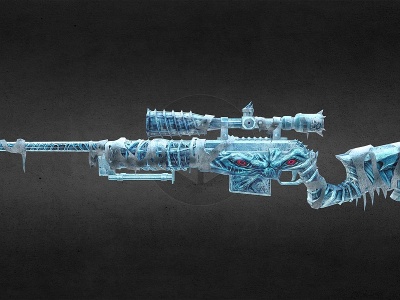 现代科技感武器步枪3d模型