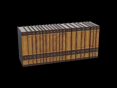 复古书籍摆件欧式书籍3d模型