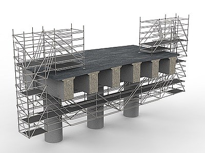 桥梁施工模型
