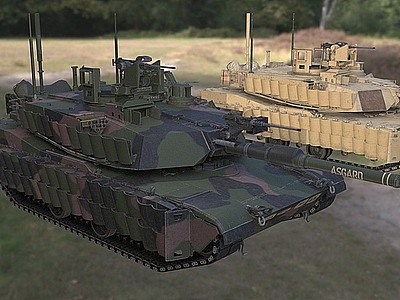 3d主战坦克装甲车模型