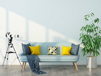 3d休闲沙发组合模型