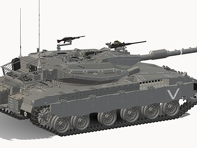 现代坦克模型