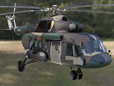 中国陆军直升机模型3d模型