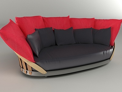 3d创意沙发模型