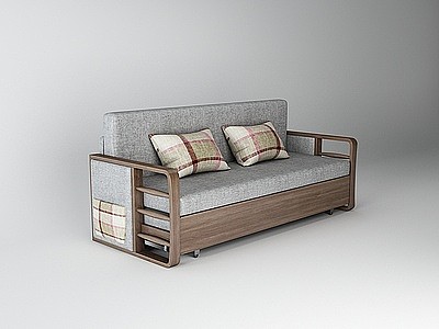 3d现代休闲软体沙发模型