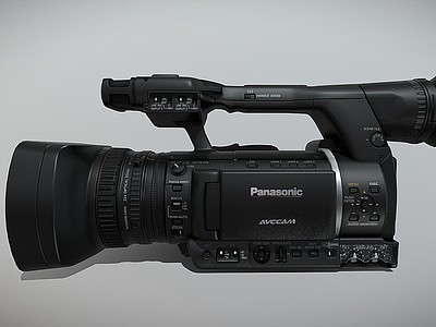 3d摄影机摄像机录像设备模型