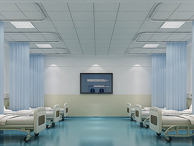 医院病房模型3d模型