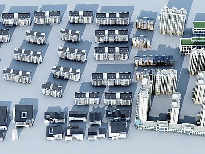 多层住宅模型3d模型