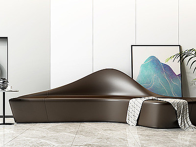 现代异形沙发模型3d模型