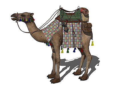 3d骆驼沙漠骆驼沙漠动物模型