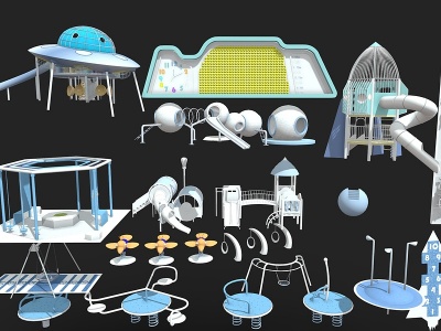 3d游乐设施儿童游乐设施模型
