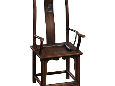 3d中式太师椅子模型