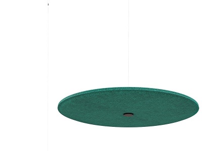 3d绿圆吊灯模型