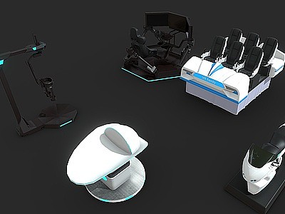3d VR器材模型