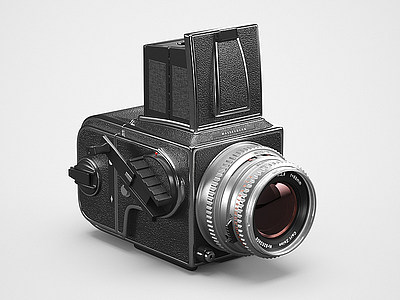 3d哈苏老式相机模型