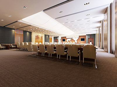大型会议室整体模型