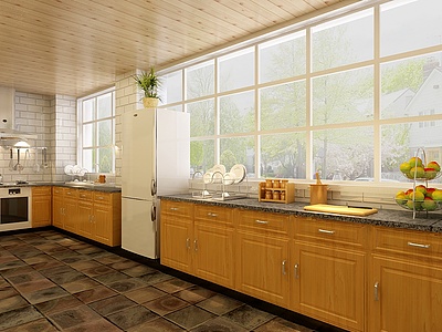 厨房钢架结构效果图图片
