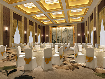宴会厅整体模型