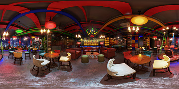 餐厅酒吧全景模型